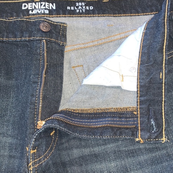 Worn Once! Denizen from Levi’s 285 Relaxed Fit Dark Wash Jeans 38x30 - Picture 7 of 10